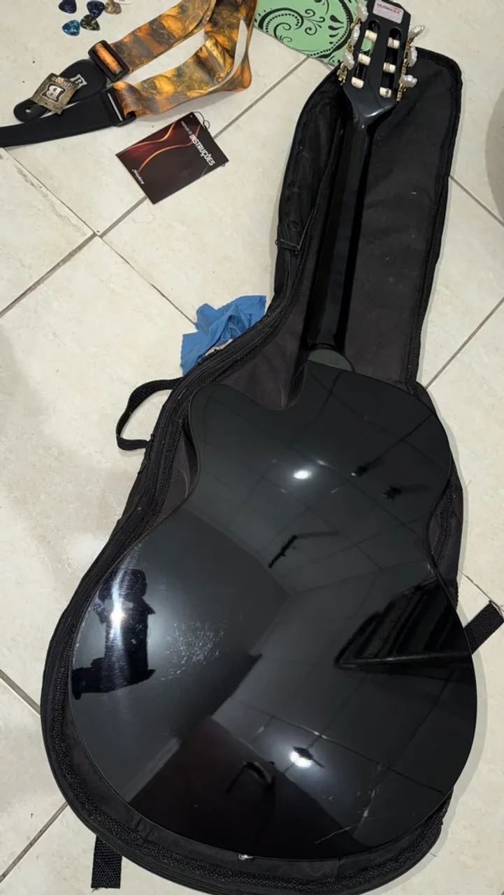 Violão Strinberg ANS 95C BK - Foto 3