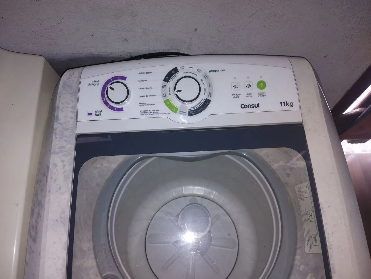Máquina de lavar roupa Consul em perfeito estado funcionando todas as funções 11 kgs 