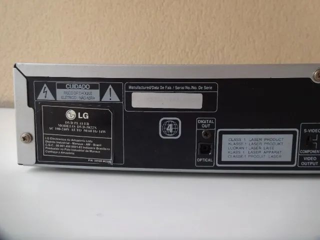 Aparelho DVD LG 5822N, com defeito - Foto 3