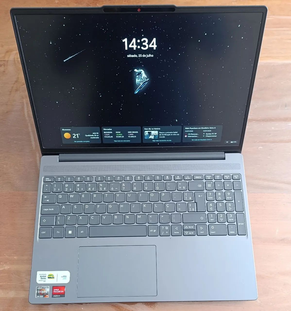 Notebook Lenovo Slim 3 com Ryzen 7 7735hs - Foto 2
