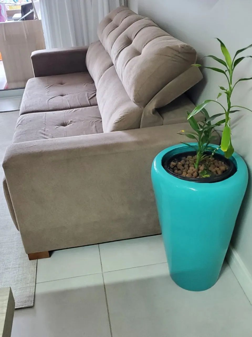 SOFÁ RETRÁTIL E RECLINÁVEL DA HABITATO SOFA  + PUFF    - Foto 2