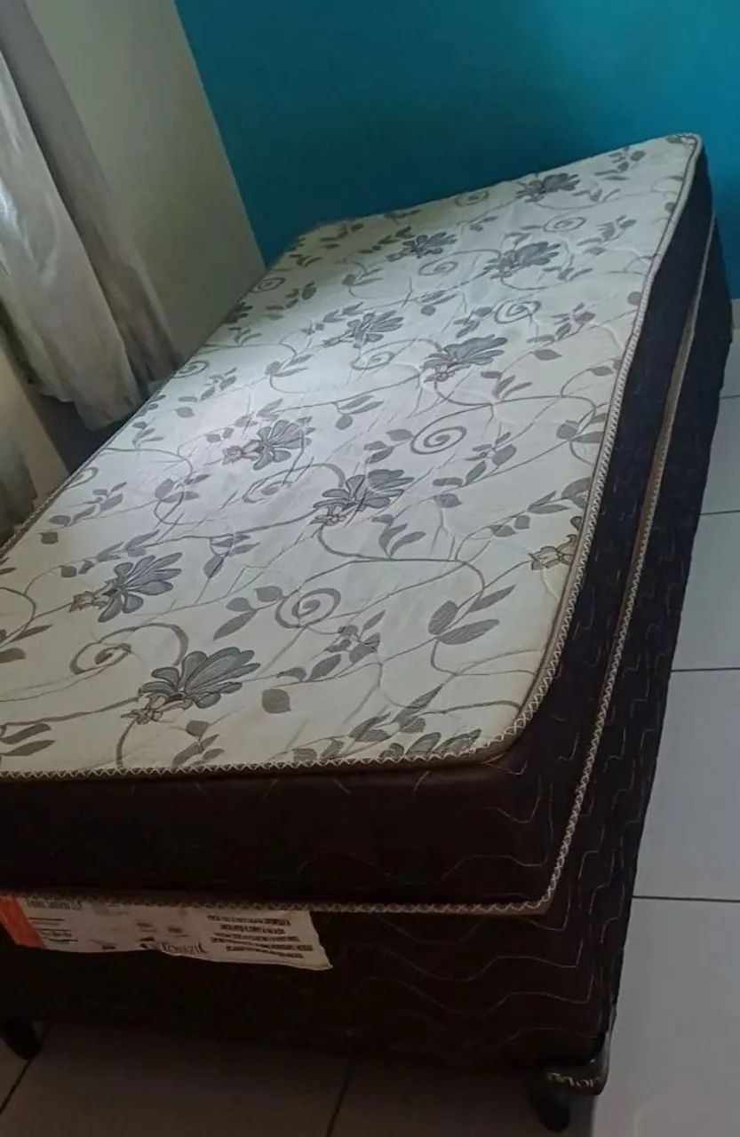 Cama de solteiro com molas (sem defeito) - Foto 3