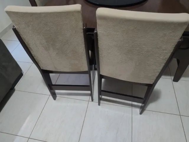mesa de jantar quadrada com oito cadeiras - Foto 5