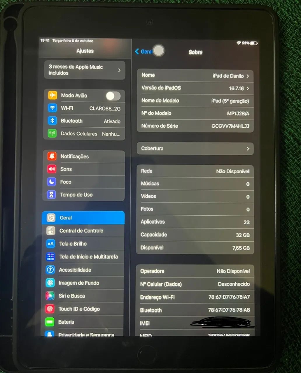iPad 5ª geração - Muito conservado - Foto 3