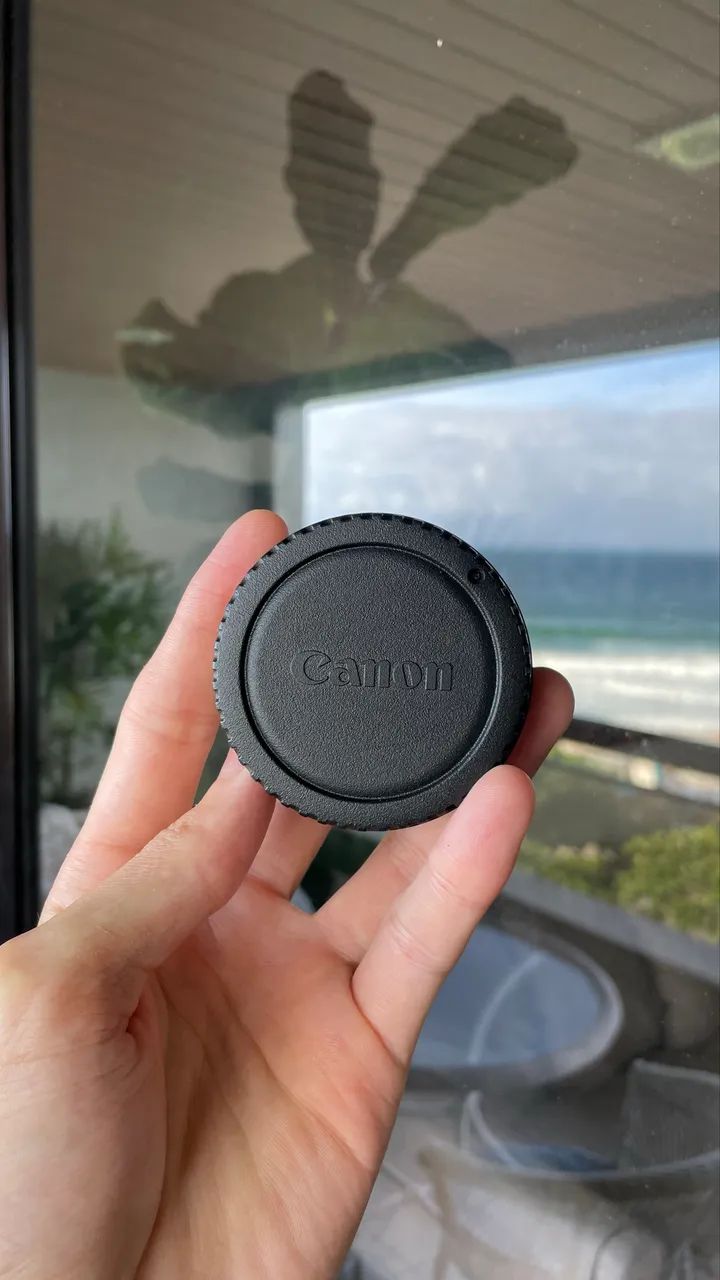 Tampa Protetora Original Canon para Lente - Traseira - Foto 4