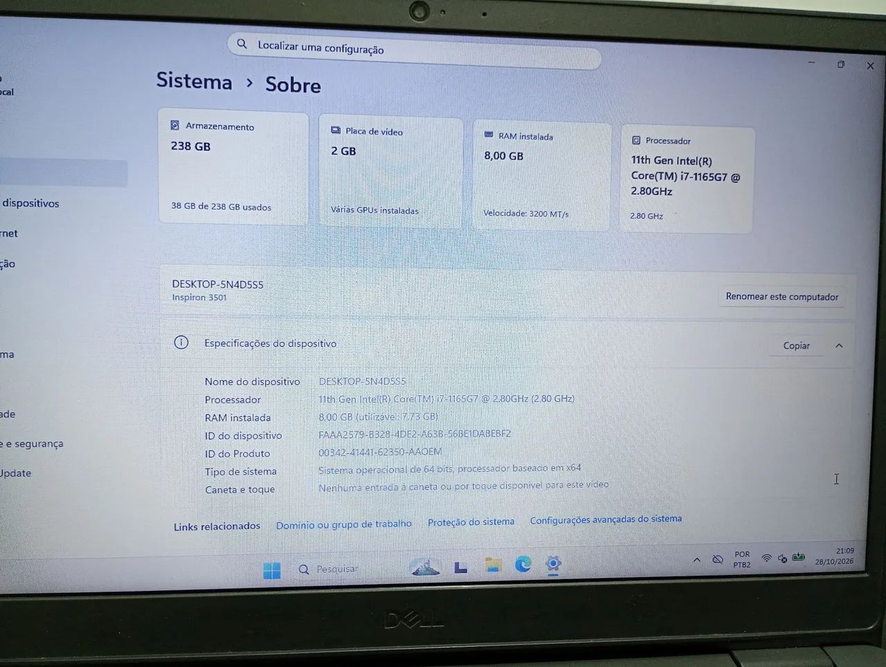 Notebook Dell Inspiron - Foto 2