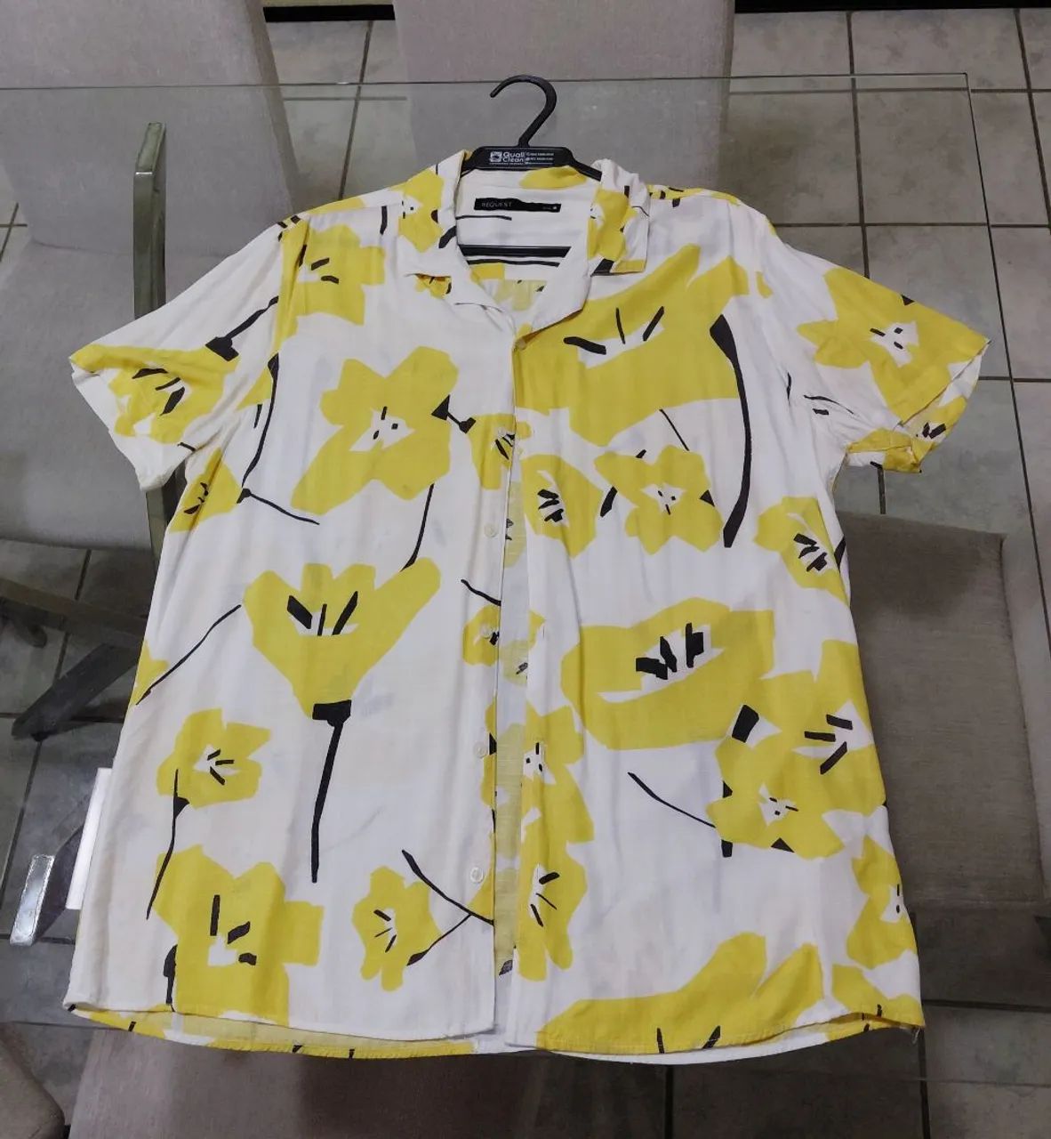 Camisa Request Slim estampada 