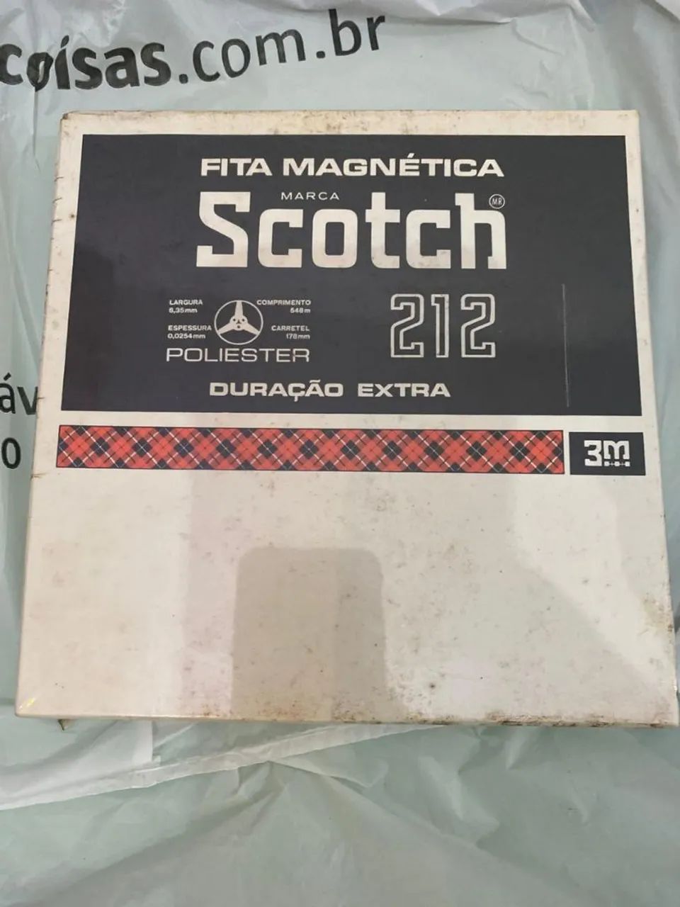 Fita magnética lacrada