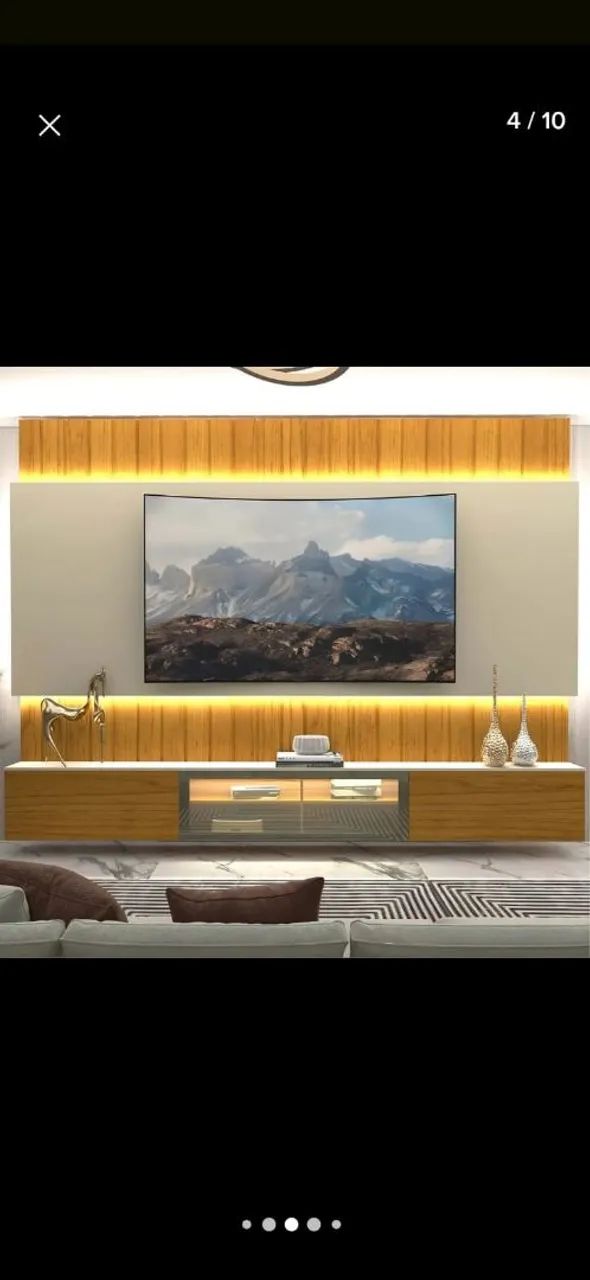 Painel de Sala com Reflecta e Led na caixa - Foto 5