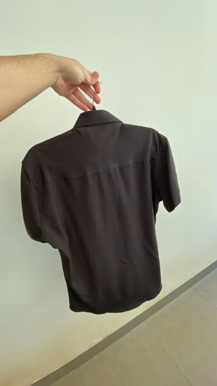 Camisa Preta Social - Foto 2