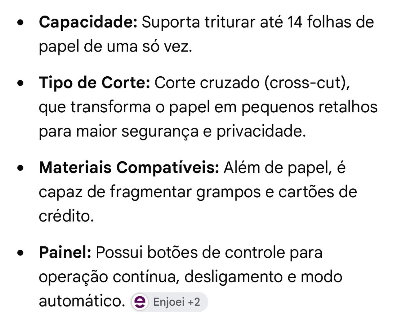 Fragmentadora de papel 14folhas - Foto 4