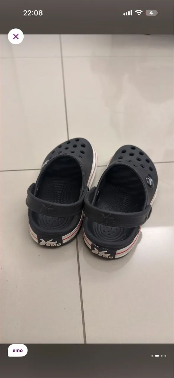 Crocs Emo sapato infantil TAM 26 - Foto 2