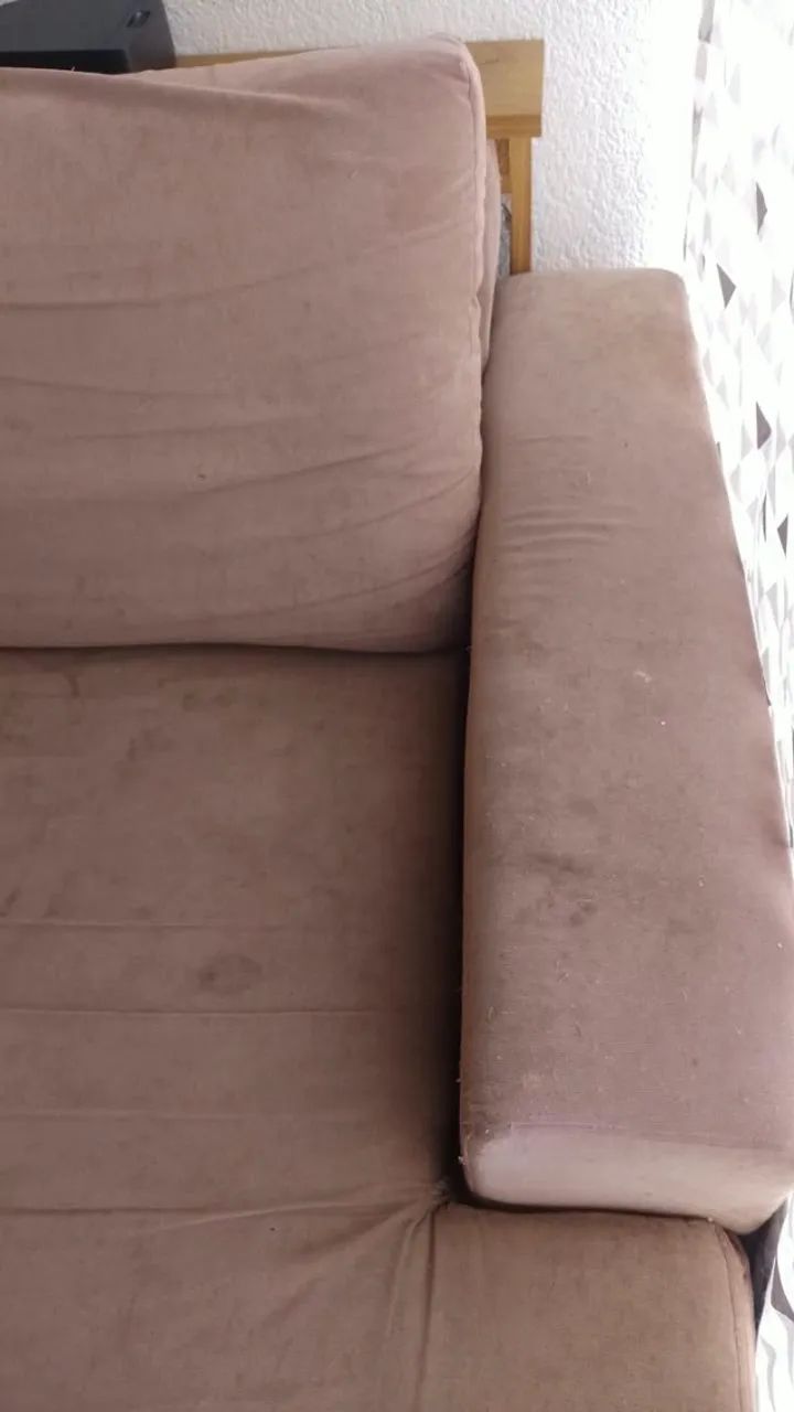 Sofá com Chaise - (Usado) Retirar no Juvevê - Foto 5