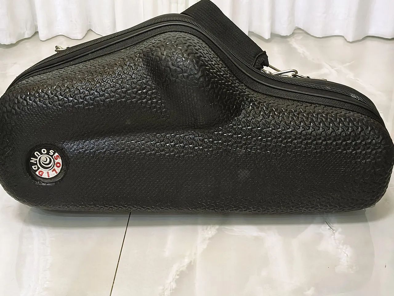 R$ 299,90 Solid Sound Original Sax Alto Usado Nota Fiscal OLX Pay Compra Segura  - Foto 3