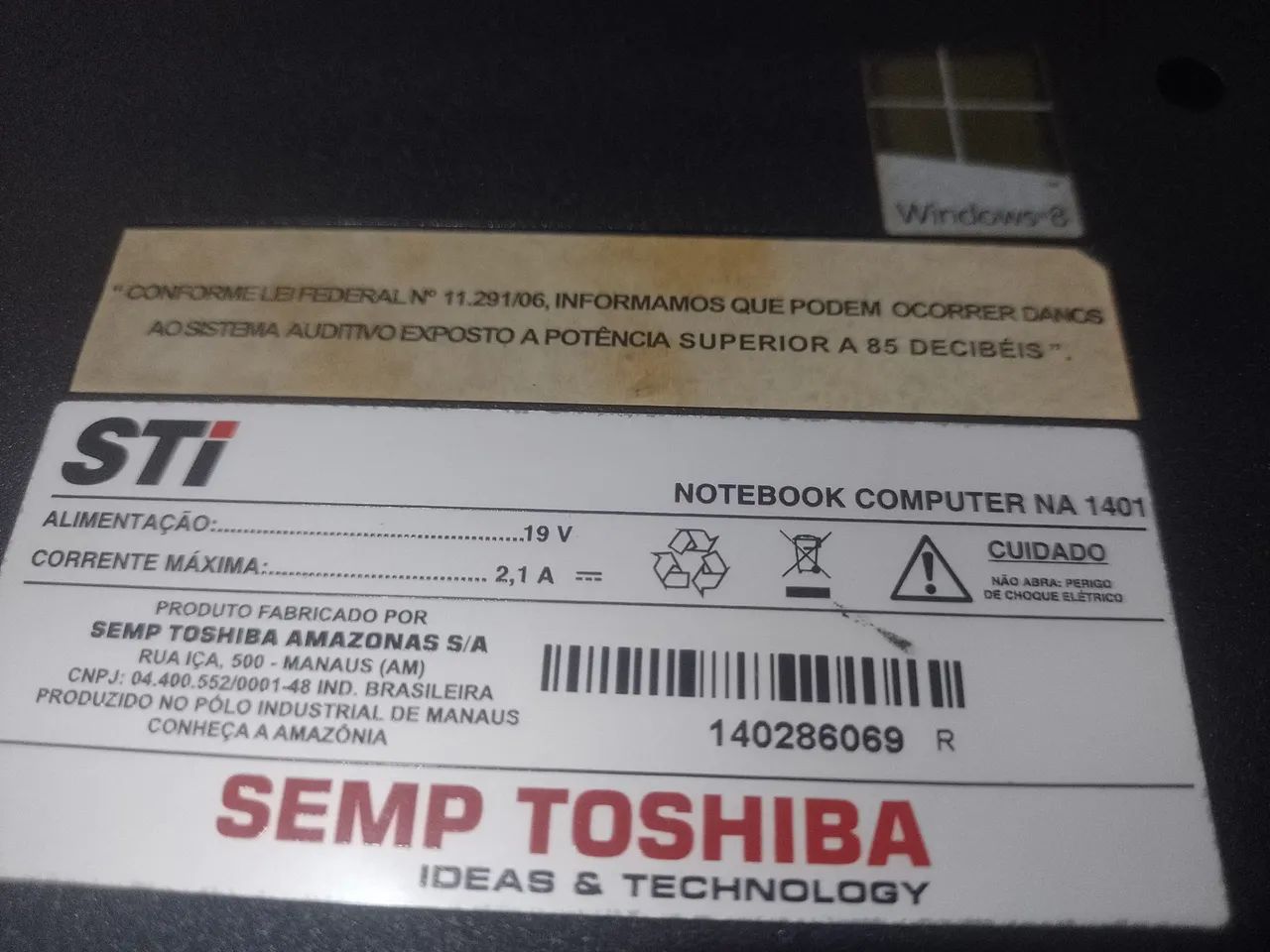 Notebook Toshiba  - Foto 5