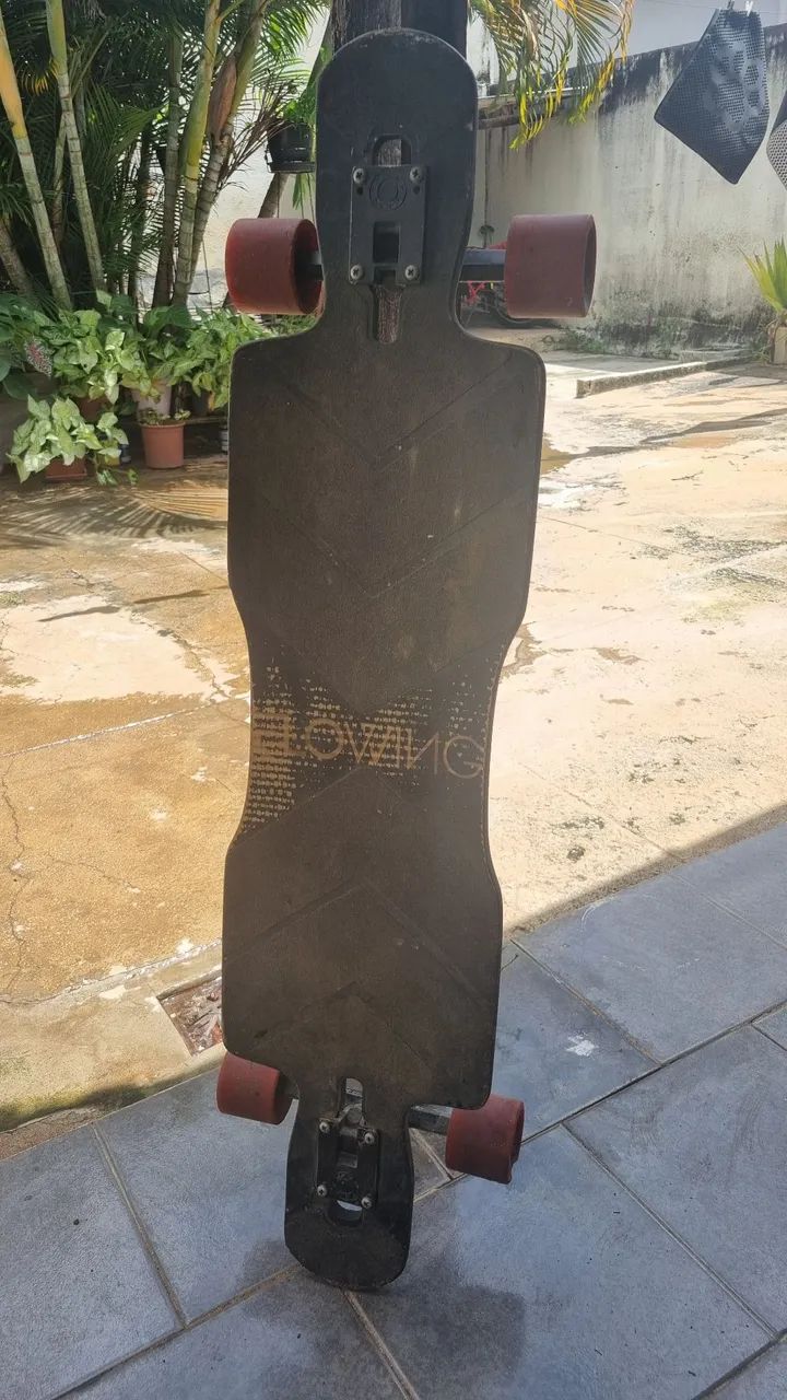 Longboard para freestyle com pecas importadas - Foto 2