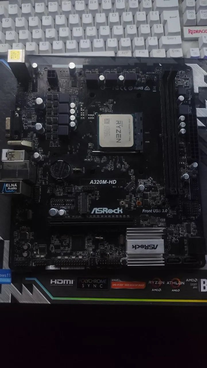 Kit ASRock A320M-HD + Ryzen 3 PRO 2200G AM4 - Foto 3
