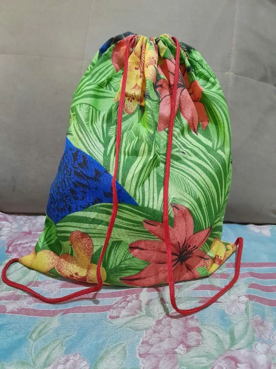Mochila Saco Academia Estampado  - Foto 6