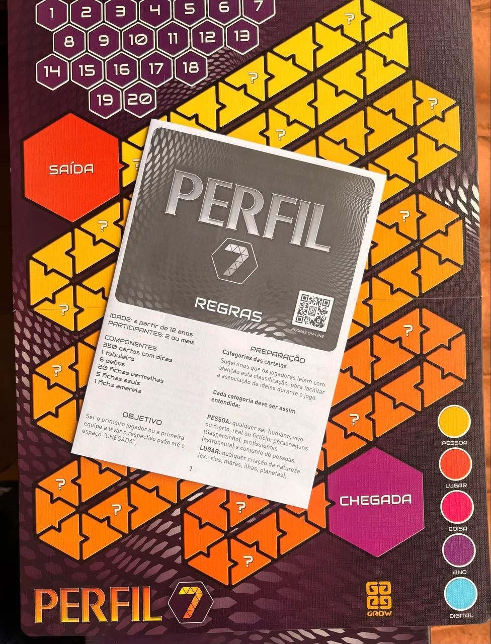 Vendo Jogo de tabuleiro Perfil 7  - Foto 4