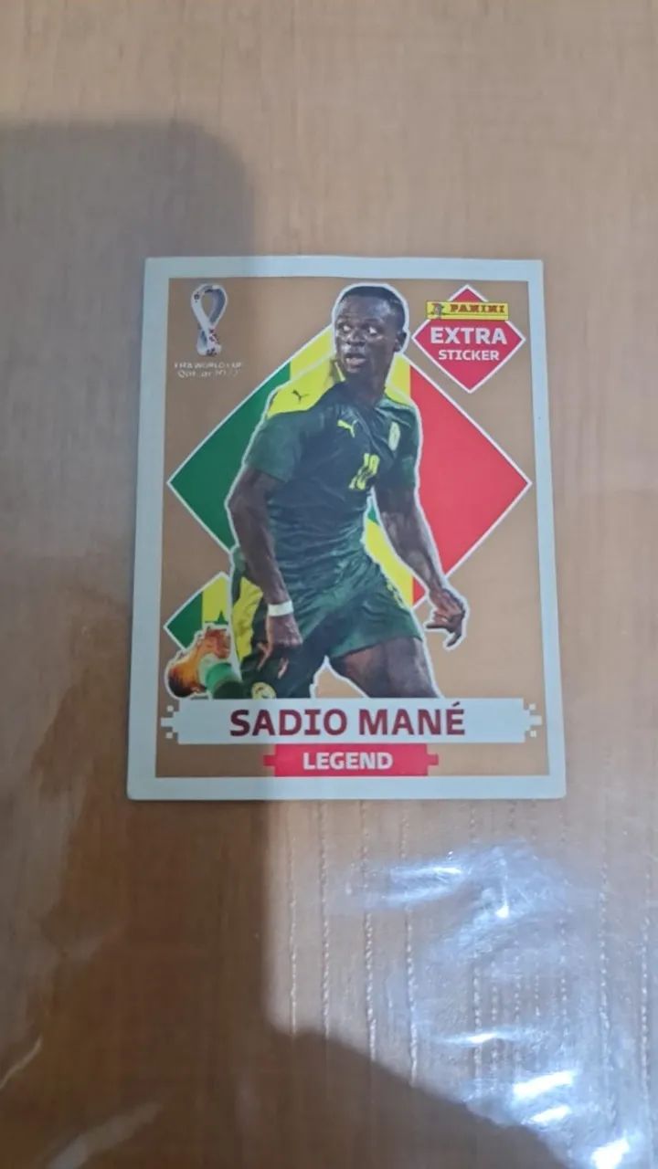 Figurinha Legend Copa 2022 - Sadio Mané Bronze