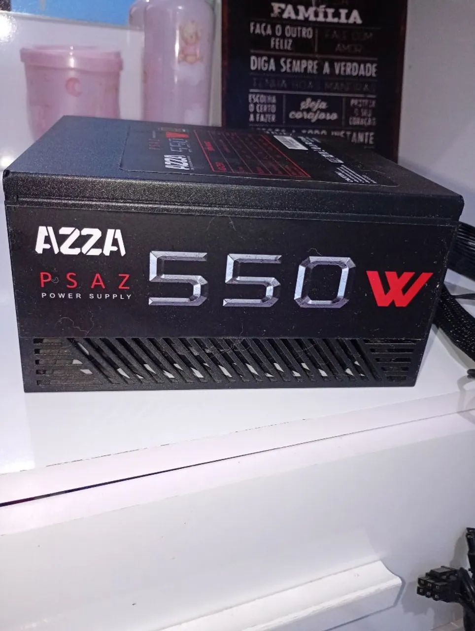Fonte AZZA 550W 80 PLUS BRONZE