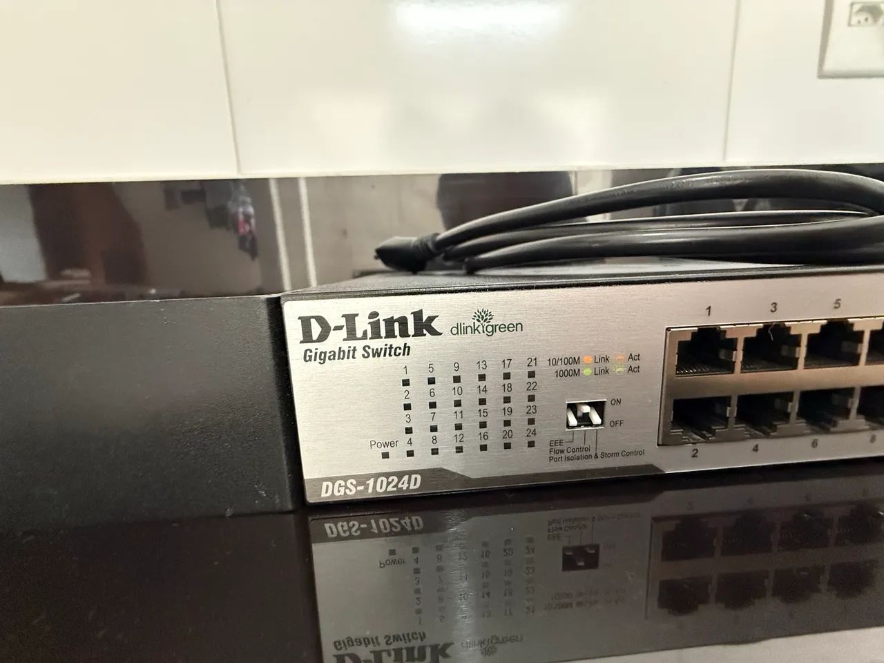 Switch DGS-1024D D-Link Gigabit 24 portas - Foto 4