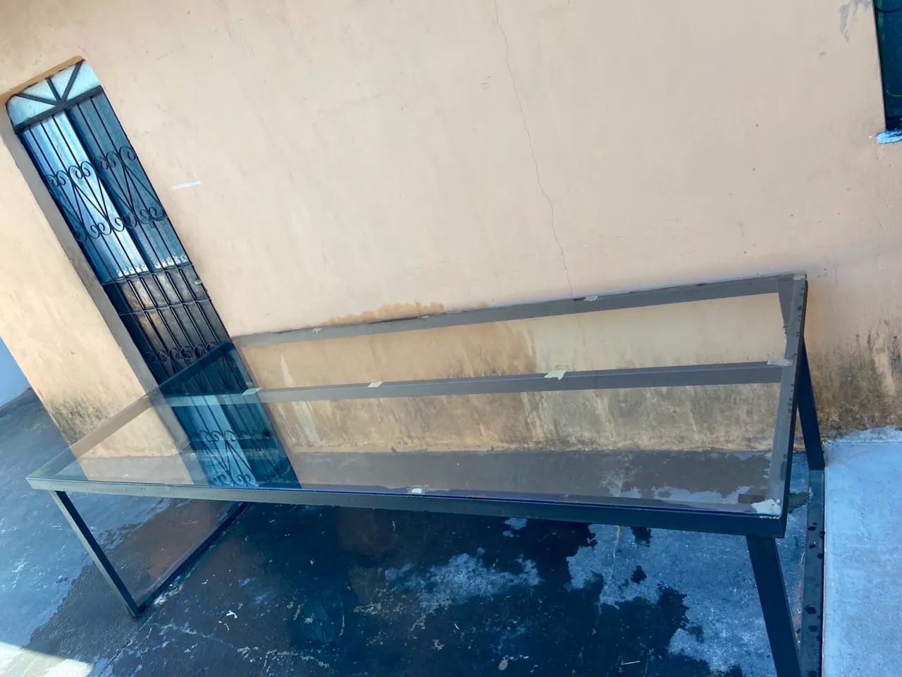 Mesa grande 12 lugares de vidro  - Foto 4