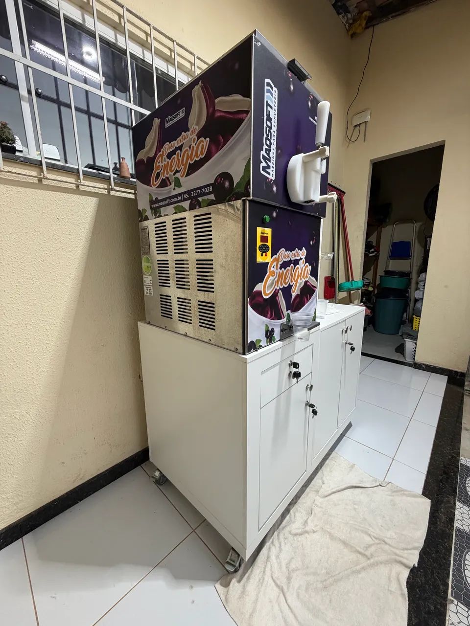 Máquina de açaí e sorvete em estado de nova!  - Foto 5