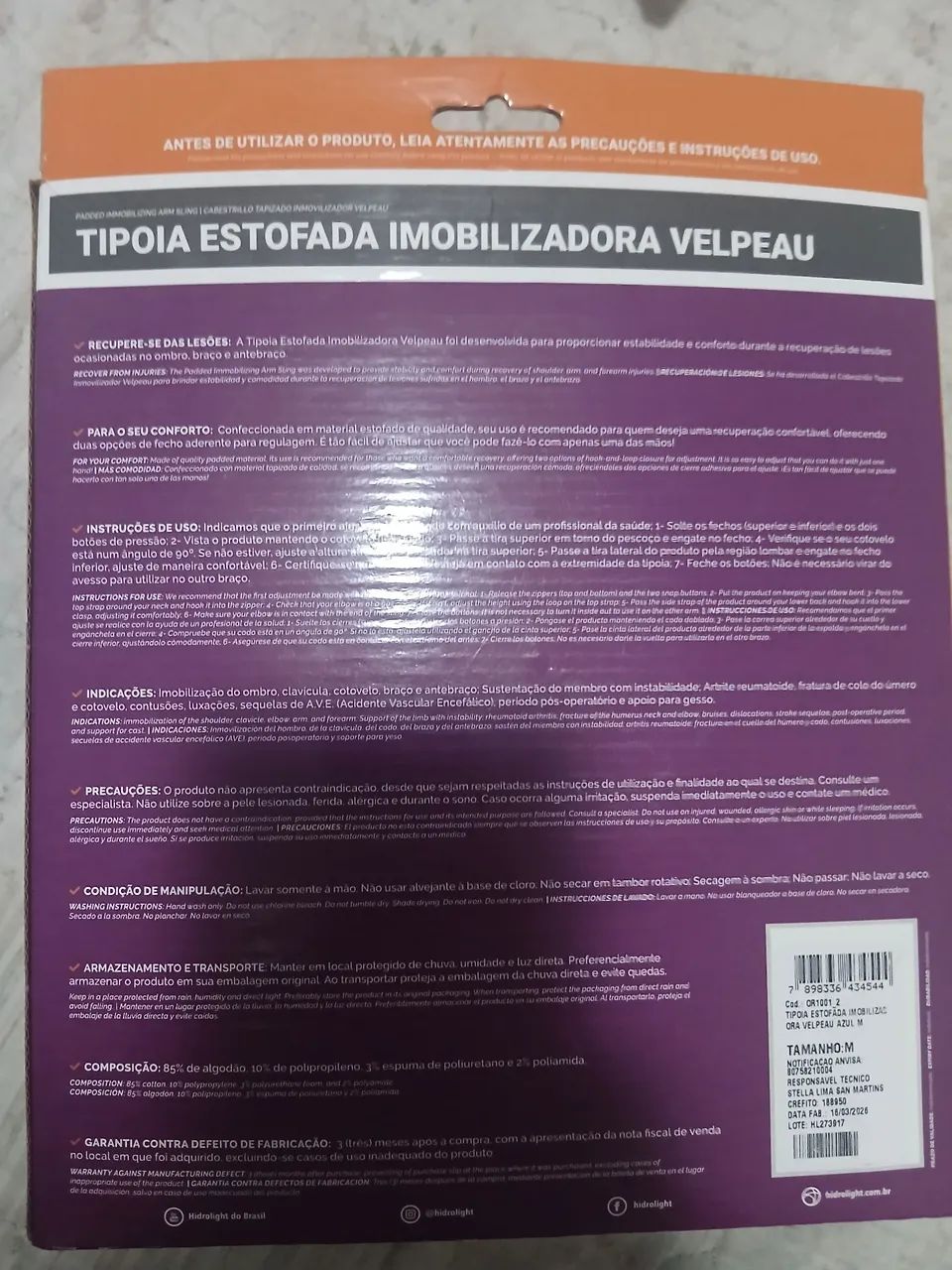 Tipoia estofada nunca usada - Foto 2