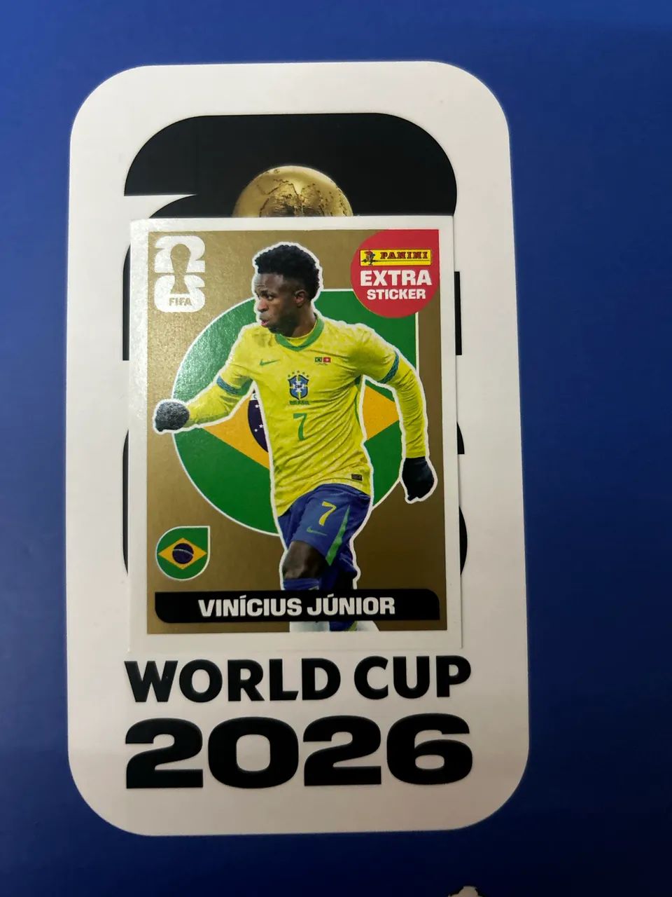 Extra Legend - Vini Jr ouro (Dourada) - Panini 2026