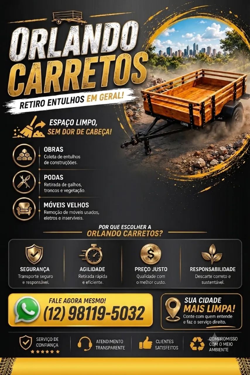 Retiro entulhos 