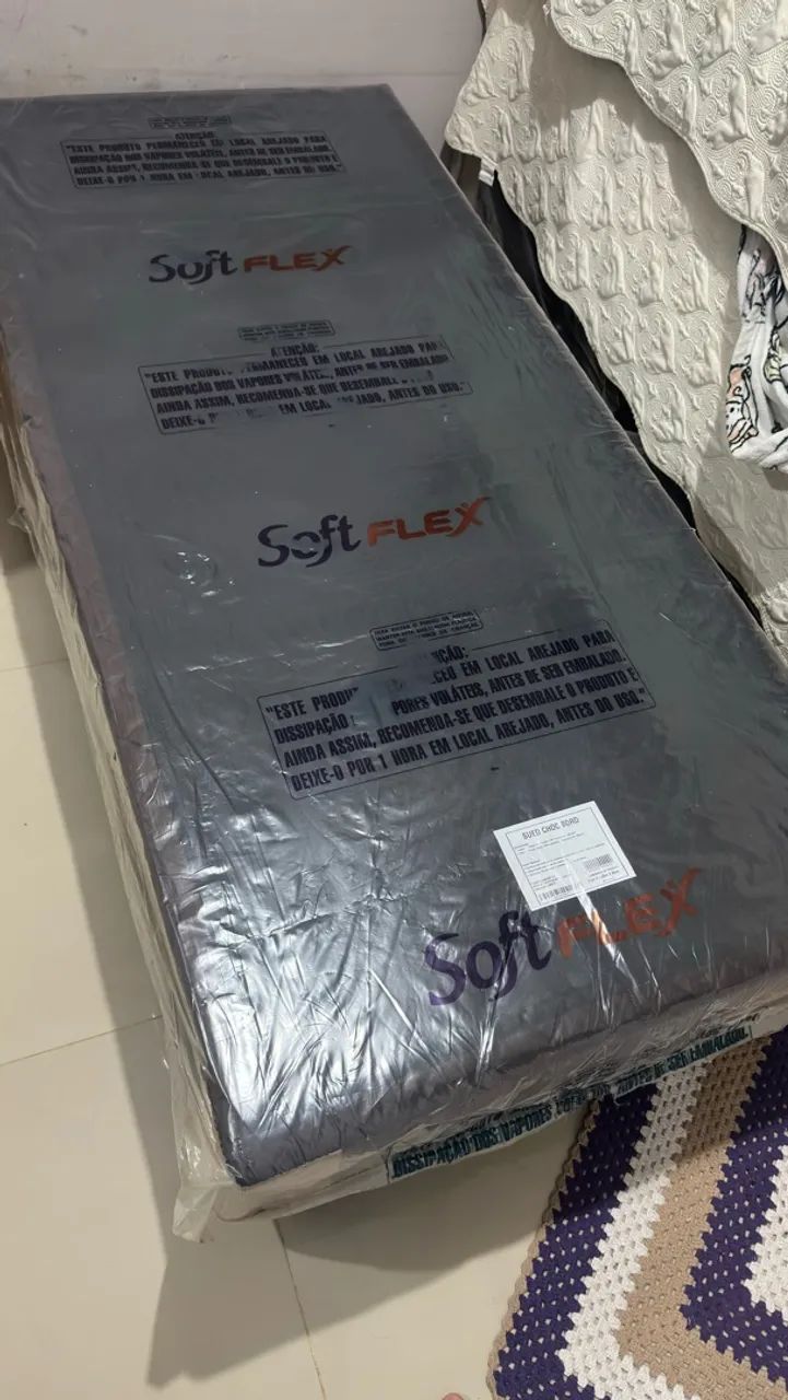 Base de Cama Box Solteiro Soft Flex - Seminovo - Foto 2