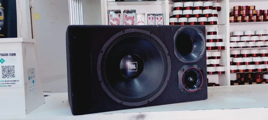 CAIXA TRIO JBL MG-1000 12 POLEGADAS