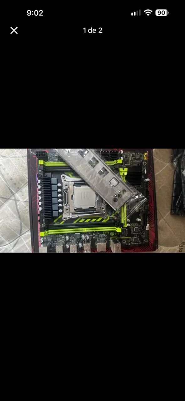 Placa mãe e processador Xeon 2650 v4 