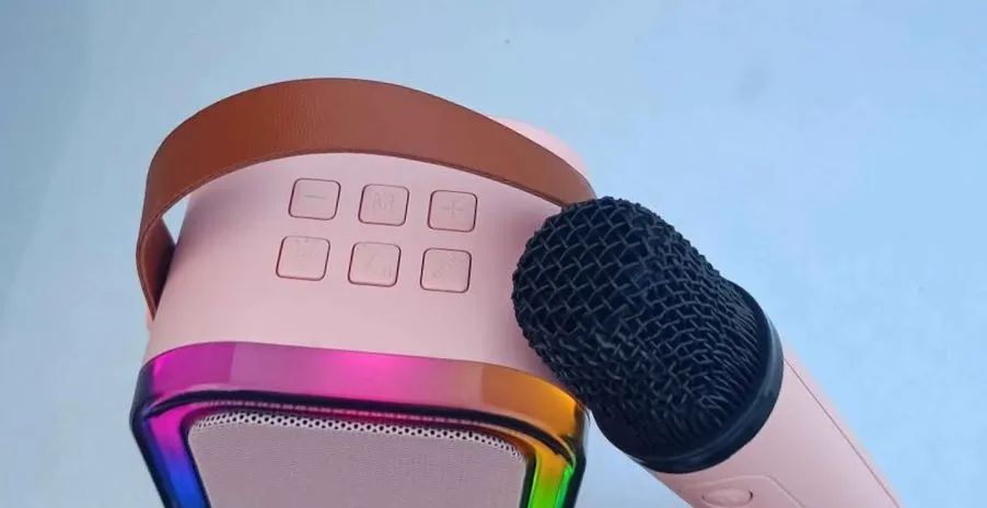 Caixinha de som Bluetooth com microfone 