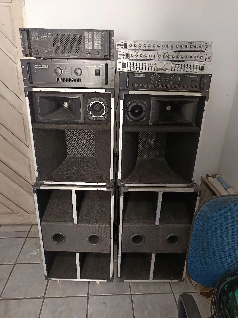 Caixas de som PA profissional completo ( aceito proposta) 