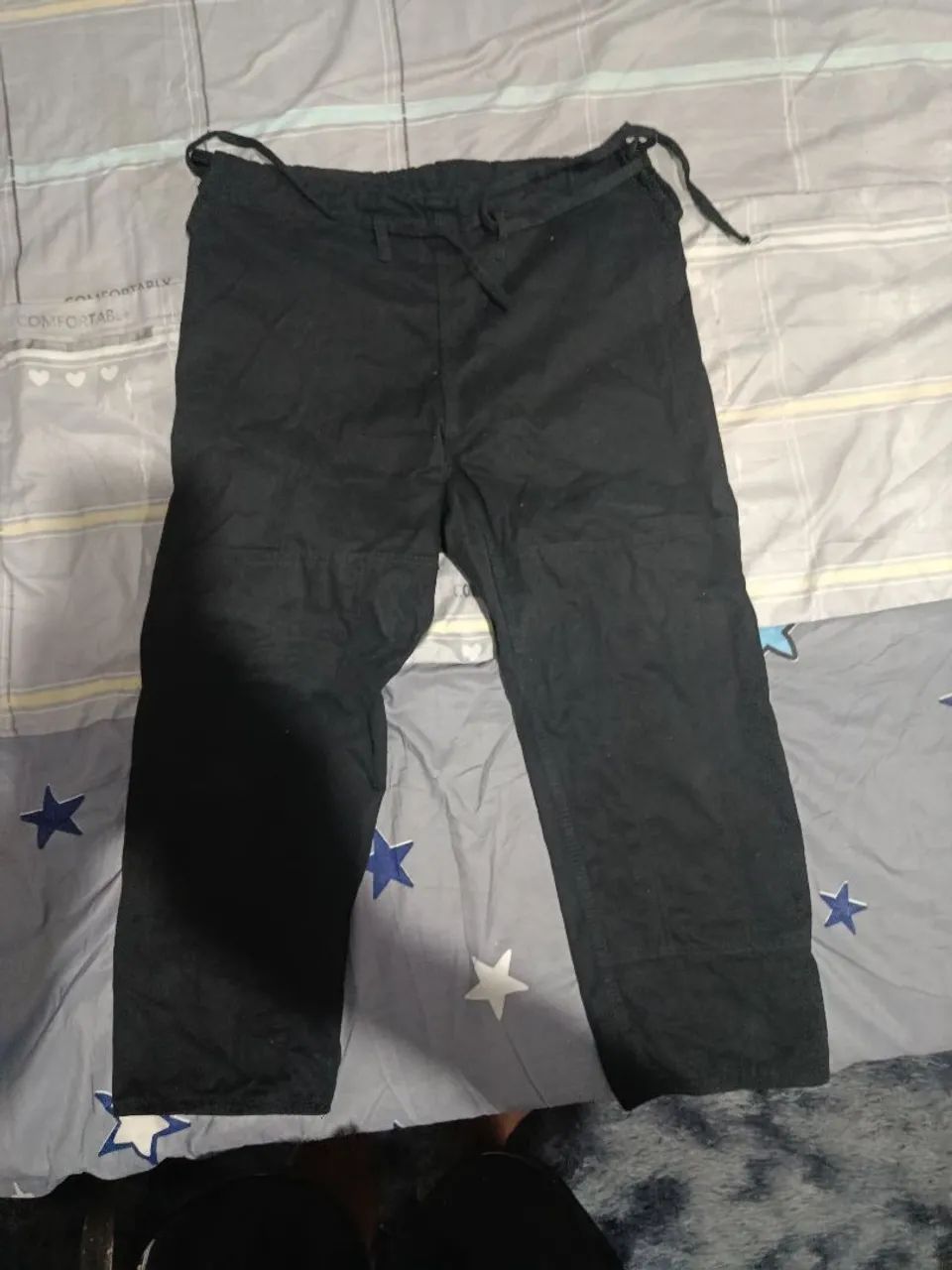 KIMONO DE JIU-JITSU PRETO TRANÇADO A1 - Foto 5