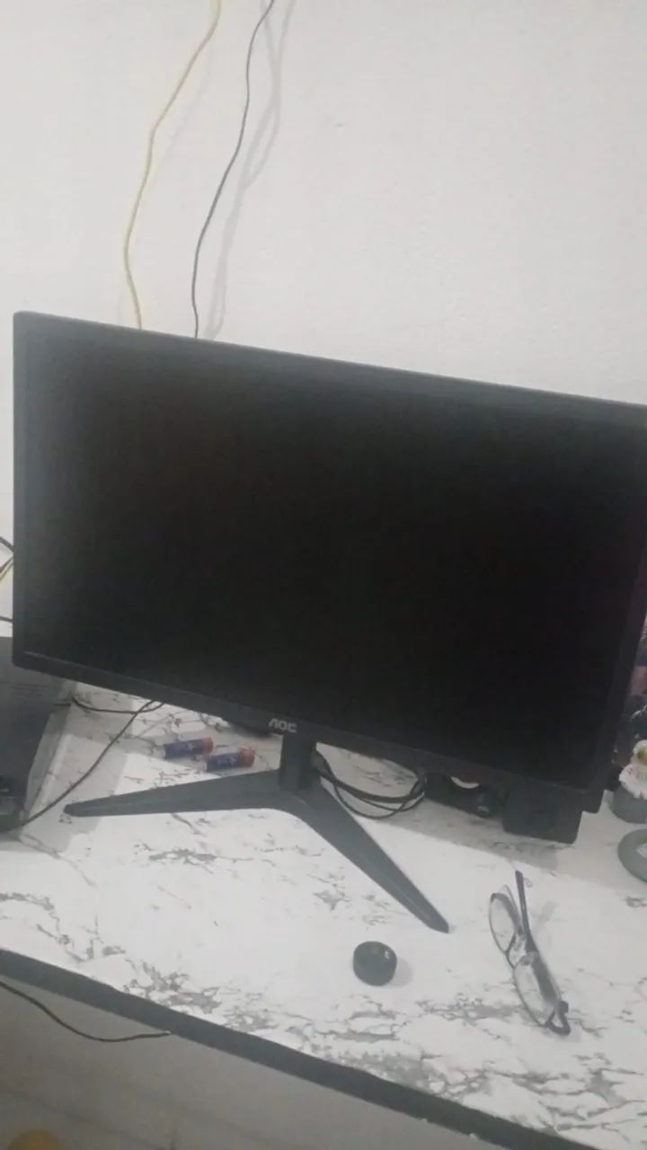 Monitor AOC para PC e Jogos | Tela Widescreen | Funcionando