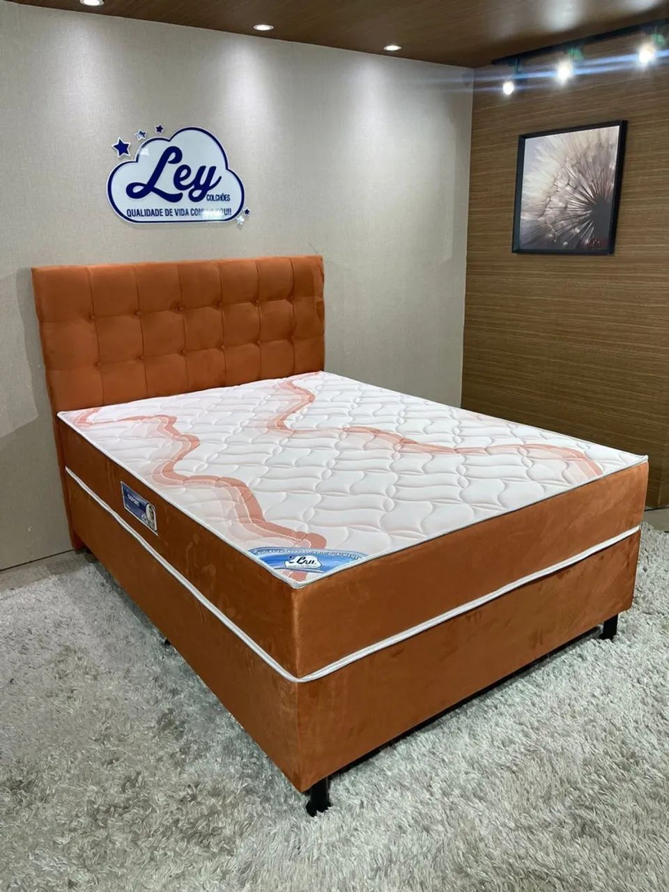 Cama box com molas ensacadas  - Foto 3