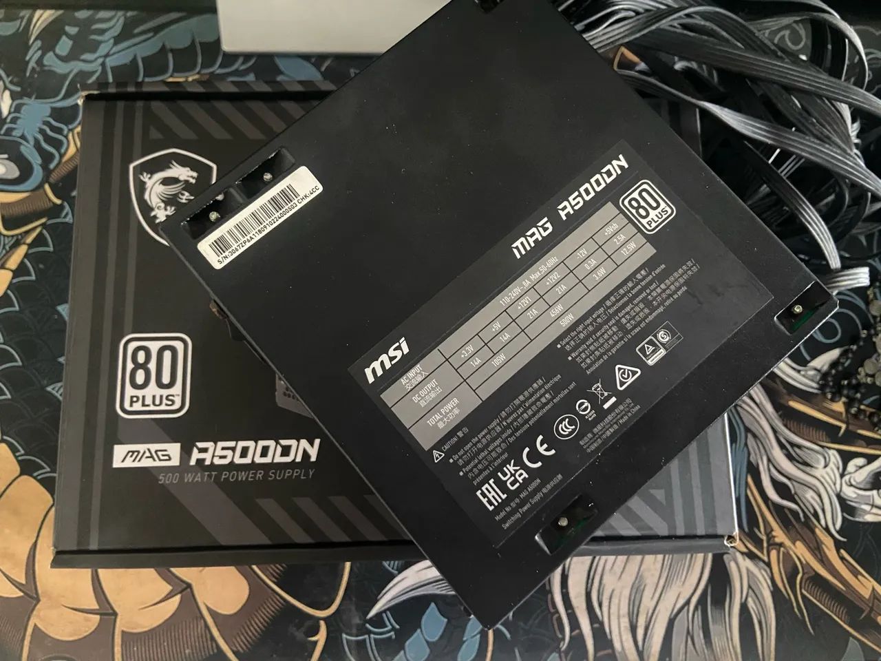 Fonte MSI 500W 80Plus - Foto 3