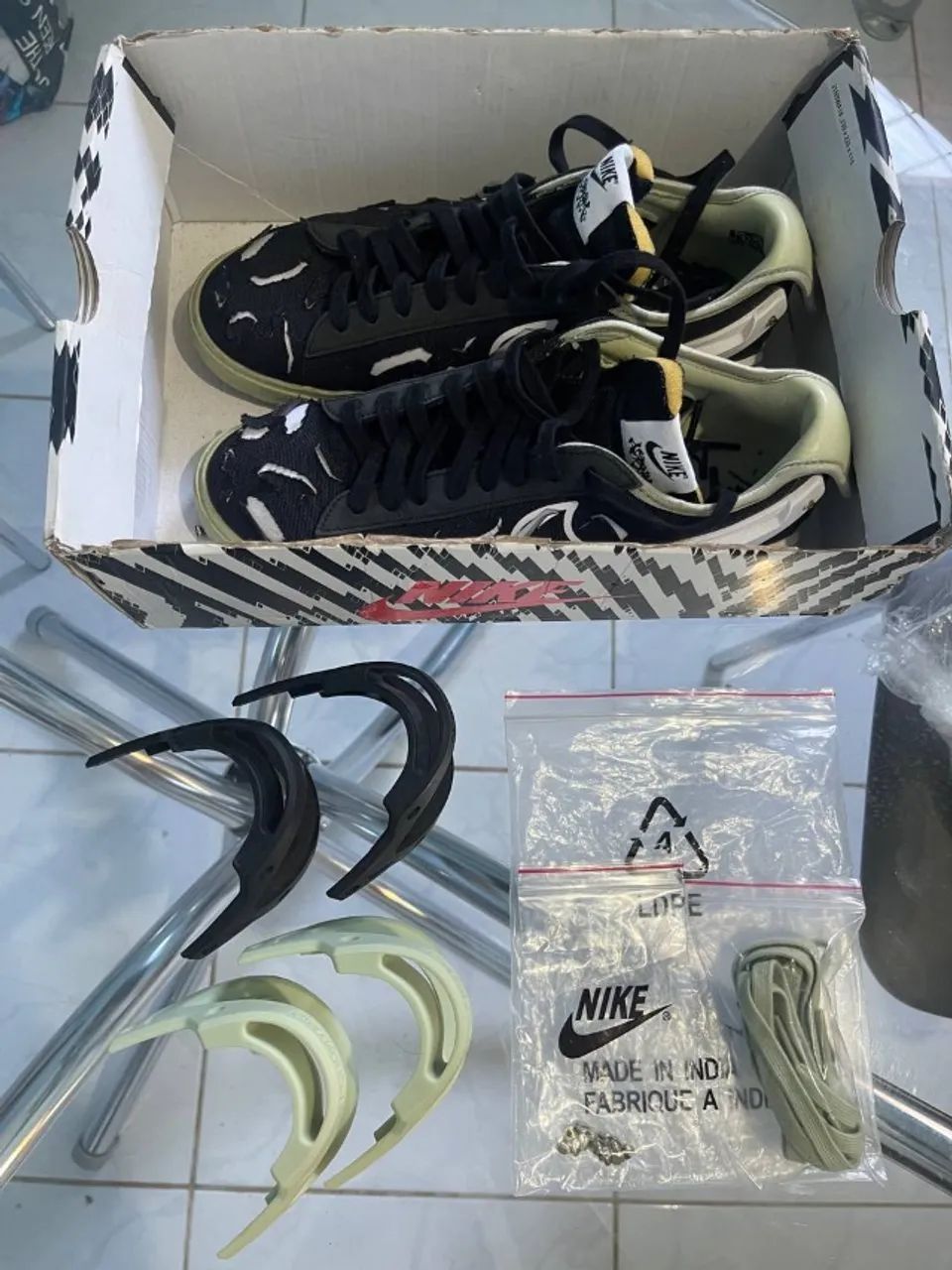 Acronym x Nike Blazer Low - Black Olive Aura - Foto 5