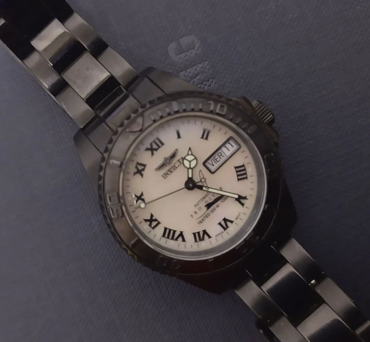 Relógio antigo automático INVICTA SUÍÇO ORIGINAL RELIQUIA  - Foto 2