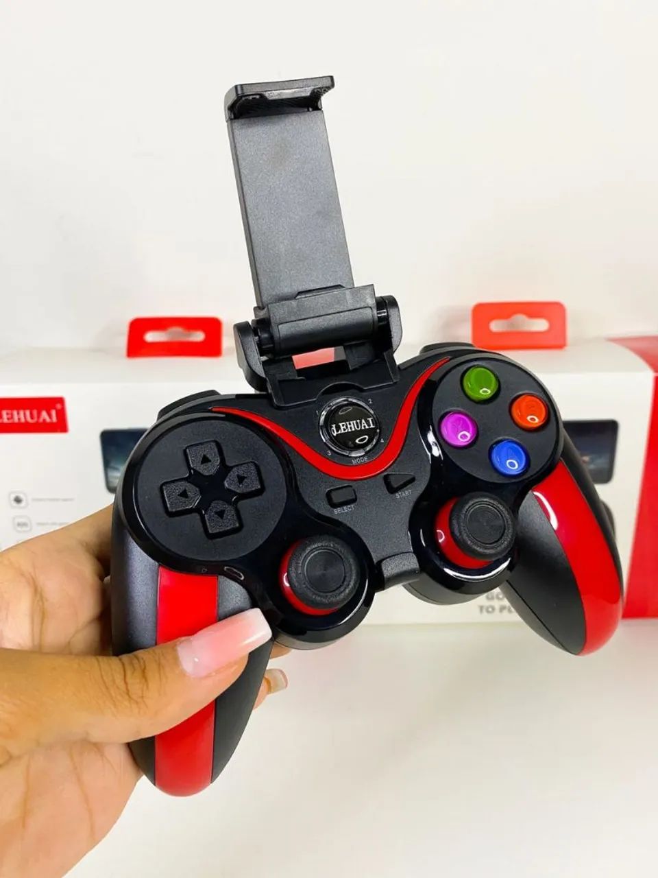 CONTROLE GAMER JOYSTICK BLUETOOTH PARA CELULAR - Foto 3