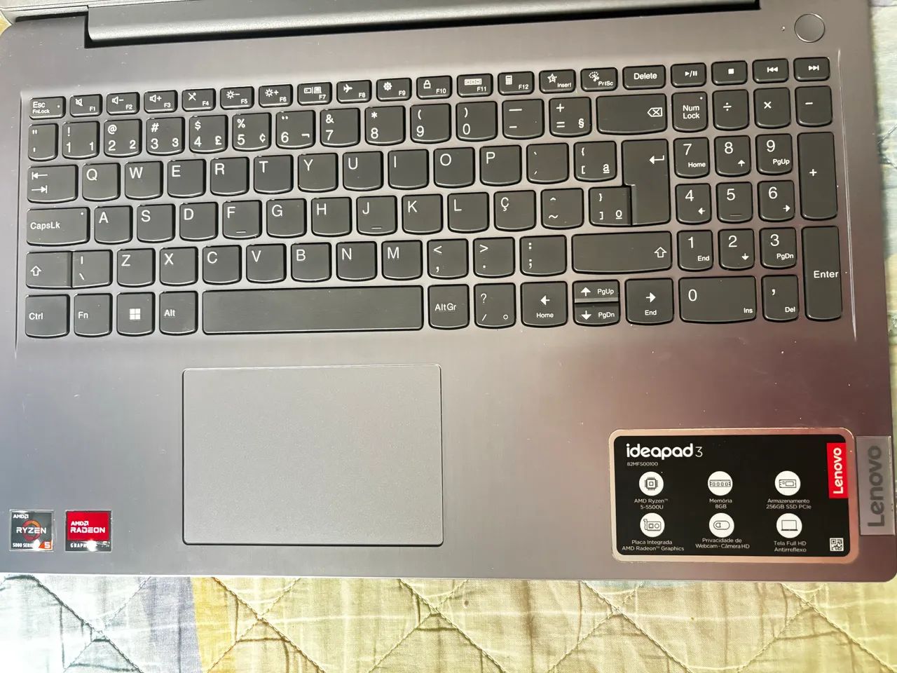 Notebook Lenovo ideapad3 82mfs00100  - Foto 3