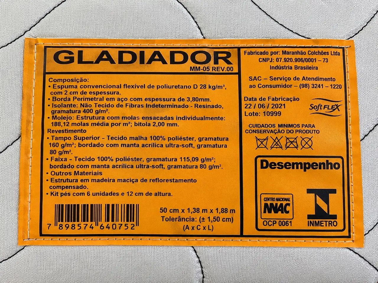 ? COLCHÃO GLADIADOR  - Foto 2