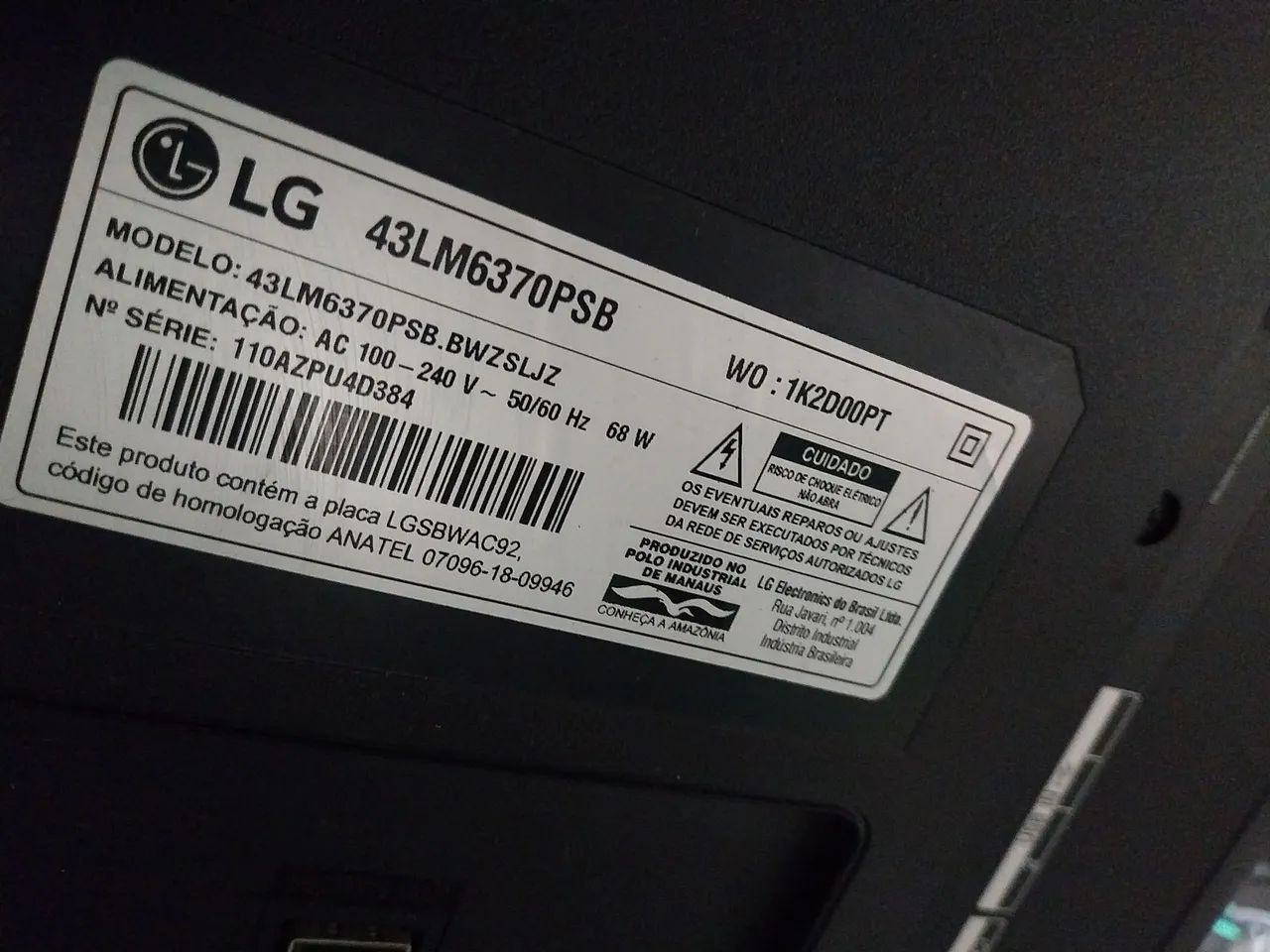 Tv 43 lg smart Wi-Fi  YouTube  - Foto 3