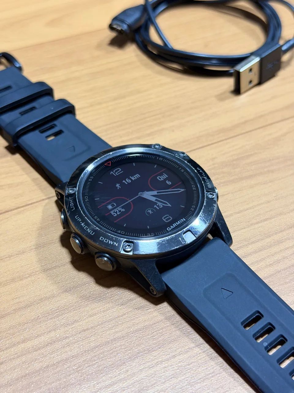 Garmin Fênix 5x Sapphira  - Foto 5