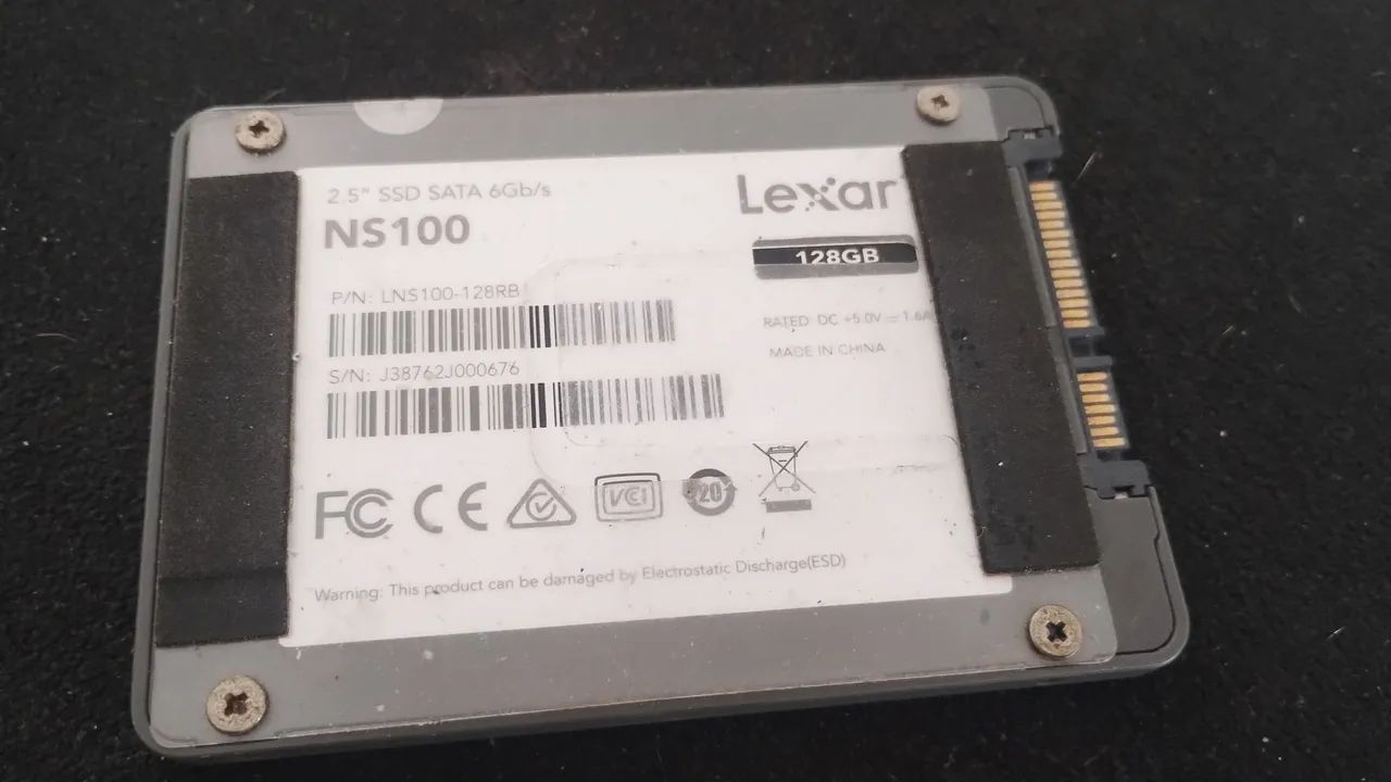 SSD 124gb pega do 100%  - Foto 2