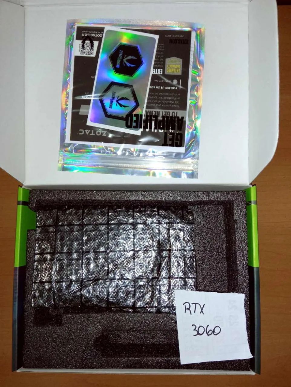 Caixa original da Geforce RTX 3060 - Foto 3