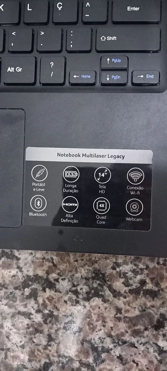 Notebook Multilaser retirada peças - Foto 2